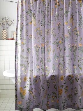 URBAN OUTFITTERS
Myla Floral Shower Curtain In Lavender